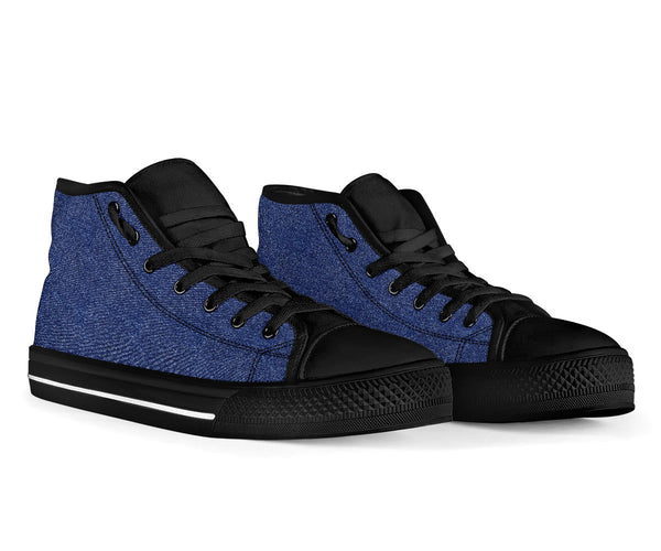 High Top Sneakers - Dark Blue | Birthday Gifts Gift Idea
