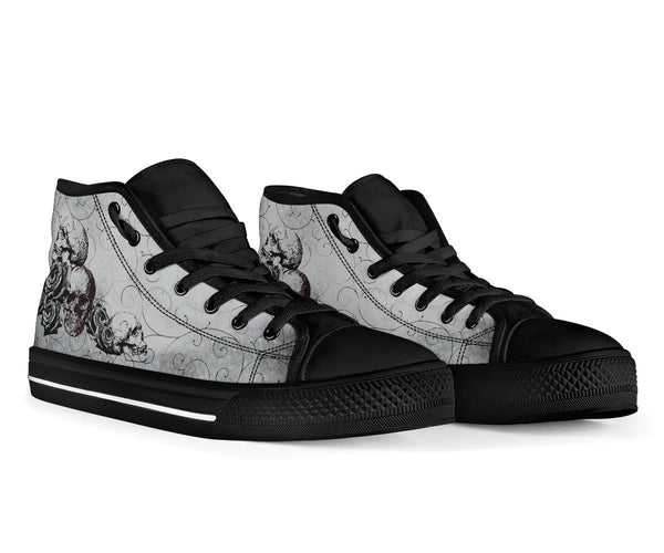 High Top Sneakers - Goth Shoes #101 | Custom Shoes Custom
