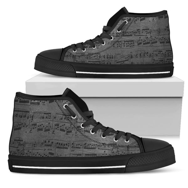 High Top Sneakers - Grunge Music Sheet | Birthday Gifts Gift