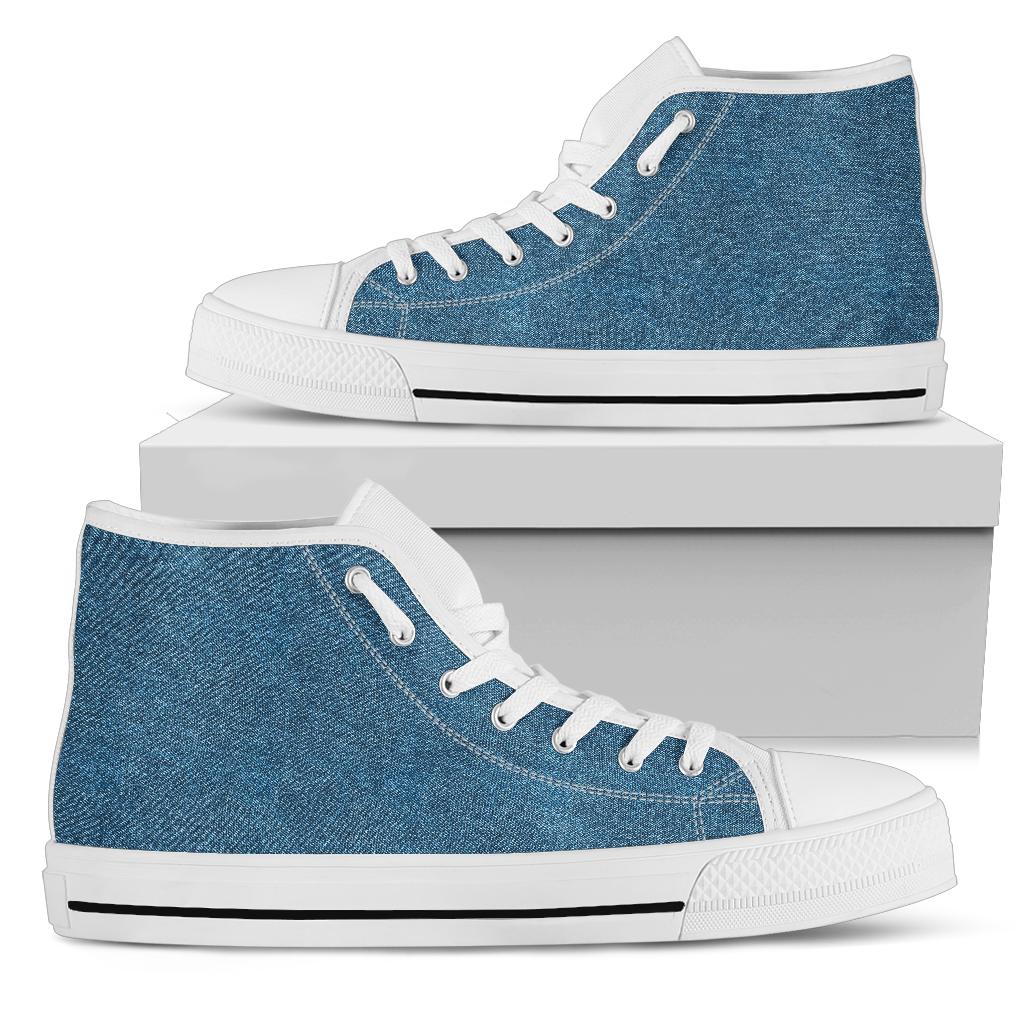 High Top Sneakers - Light Blue | Birthday Gifts Gift Idea