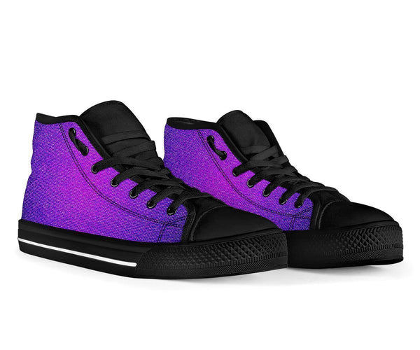 High Top Sneakers - Purple Ombre | Custom High Top Shoes 