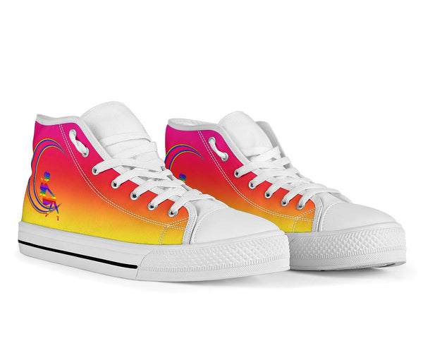 High Top Sneakers - Rainbow Fairy | Woman’s Colorful 
