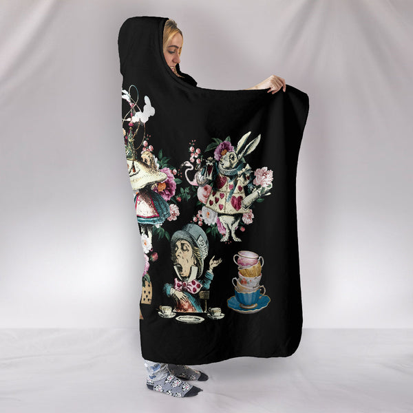 Hooded Blanket - Alice in Wonderland #41 Colorful Series |