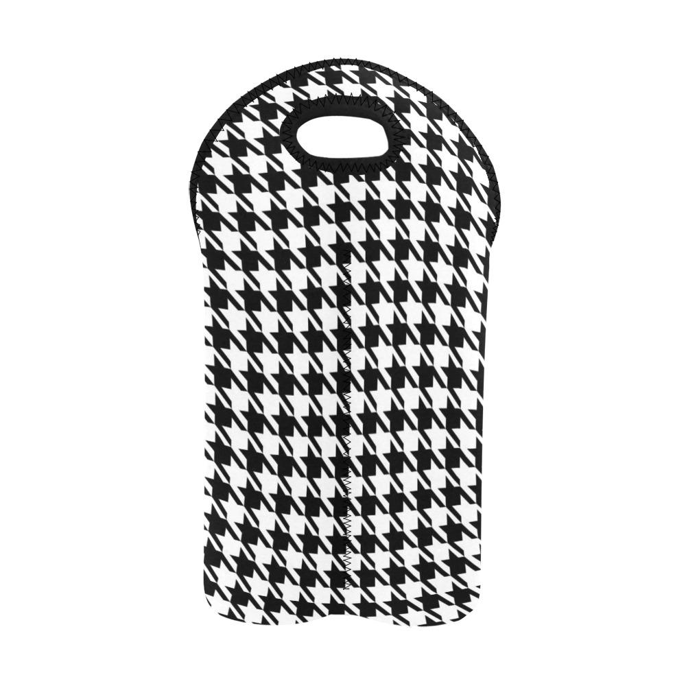 Houndstooth | 2-Bottle Neoprene Wine Bag | ACES INFINITY