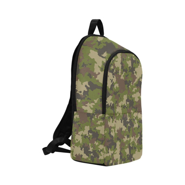 Laptop Backpack (Nylon) - Green Camouflage | ACES INFINITY