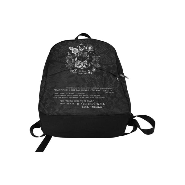Alice in Wonderland Laptop Backpack Gifts #101 Black