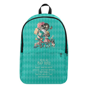 Alice in Wonderland Laptop Backpack Gifts #101 Coral Series