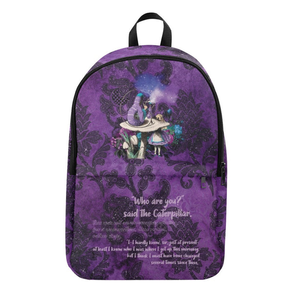 Alice in Wonderland Laptop Backpack Gifts #101 Purple Series