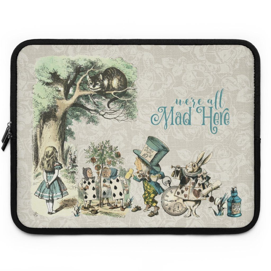 Alice in wonderland laptop case top