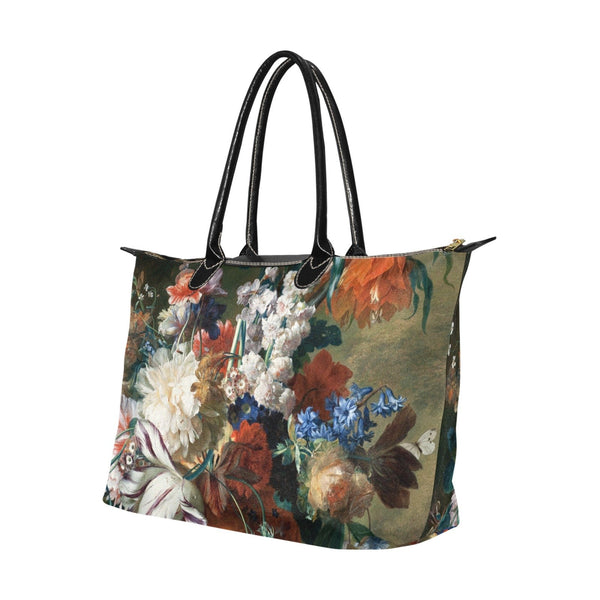 Nylon Tote-Vintage Art Jan van Huysum: Bouquet of Flowers