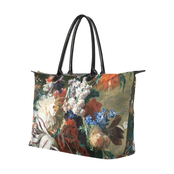 Nylon Tote-Vintage Art Jan van Huysum: Bouquet of Flowers