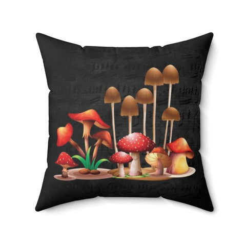 Pillow Cover - Mushroom #102 Grunge Music Sheet | Birthday