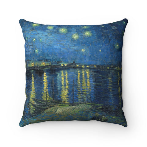 Pillow Cover-Vincent van Gogh: Starry Night Over the Rhone