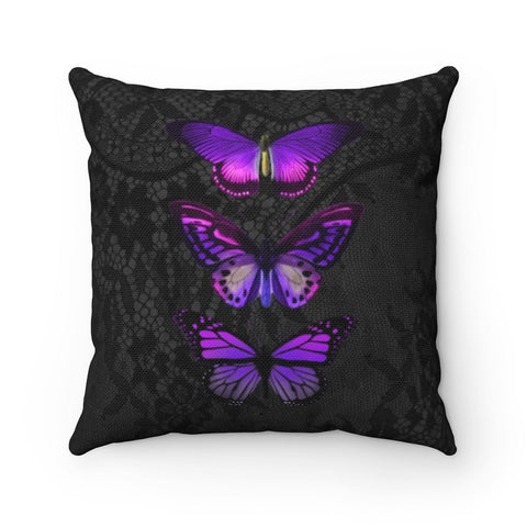 Pillow Cover-Vintage Purple Butterfly 101 | ACES INFINITY
