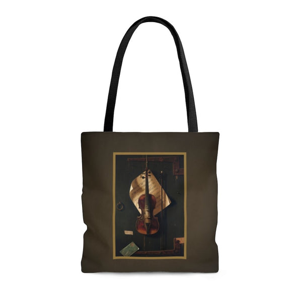 Premium Polyester Tote Bag - Vintage Art #202 Violin | Artsy