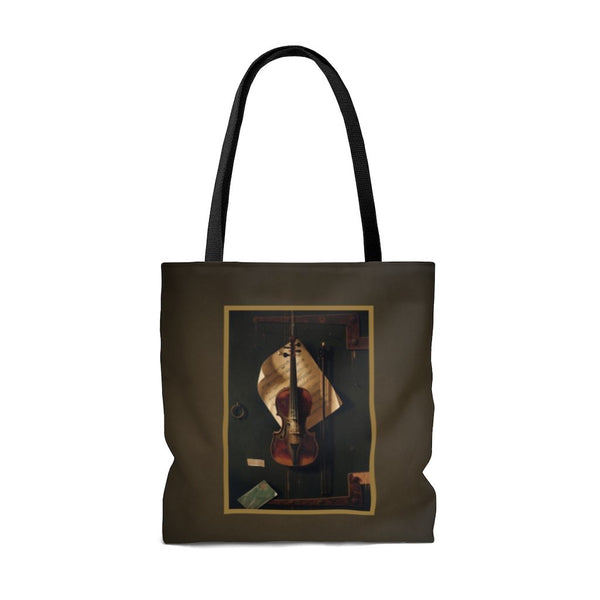 Premium Polyester Tote Bag - Vintage Art #202 Violin | Artsy