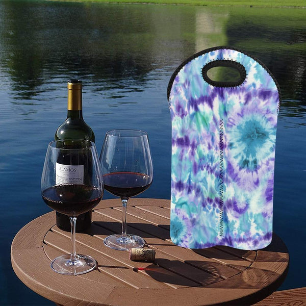 Tie Dye Design #107 | 2-Bottle Neoprene Wine Bag | ACES 