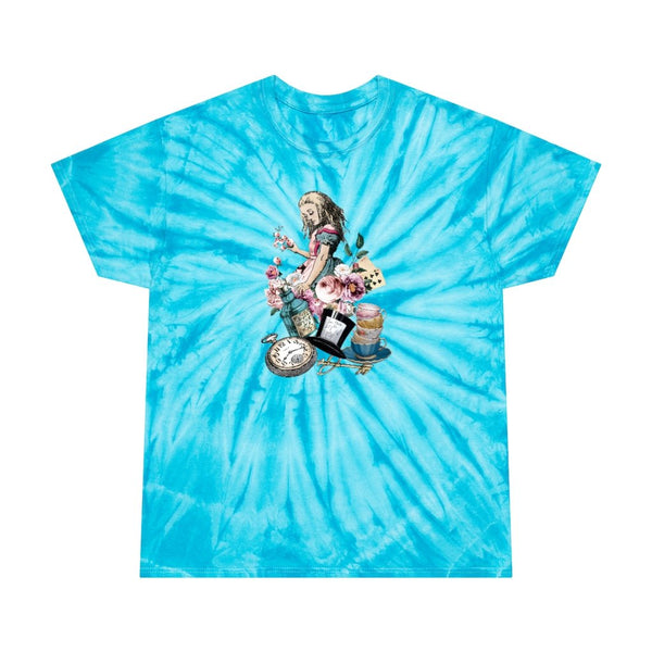 Tie Dye Shirt-Alice in Wonderland 45 Colorful Series Tie Dye