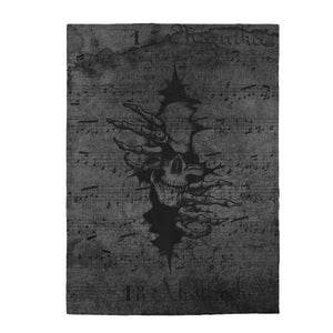 Velveteen Plush Blanket - Gothic Blanket #101 Grunge Music