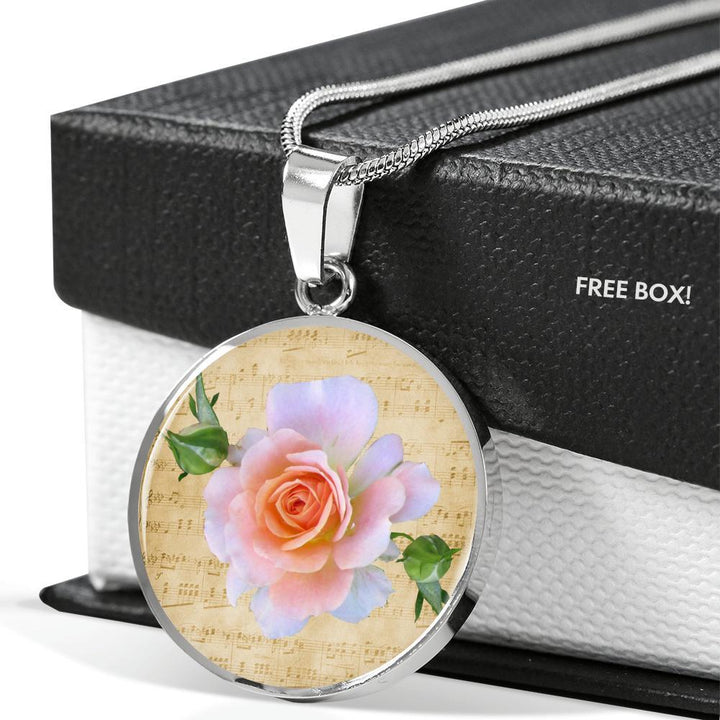 Vintage Style Pendant - Musician’s Rose | ACES INFINITY